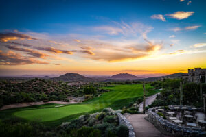 wide beauty shot of chiricahua golf course at desert mountain club, one of the best private golf clubs in scottsdale and arizona by platinum clubs of the world