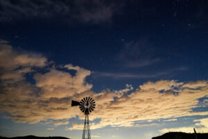 a view of the starry nighttime sky you can see at desert mountain club